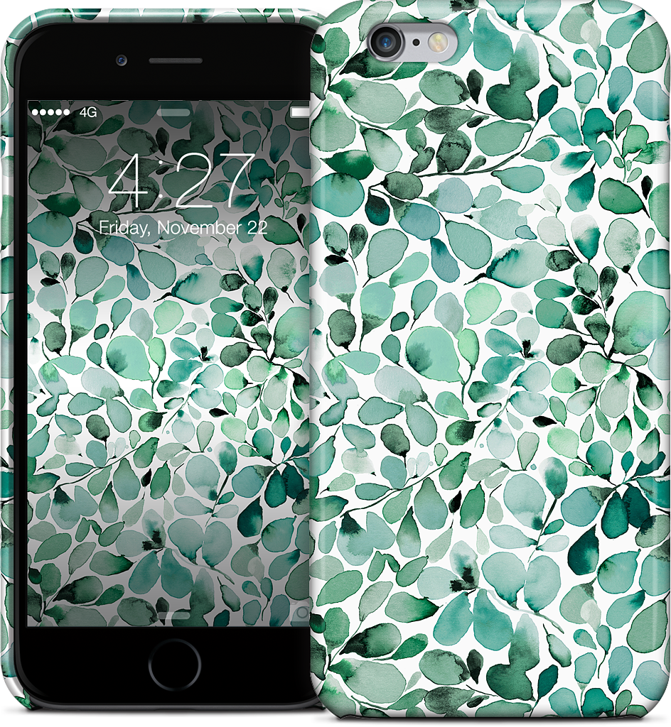 Eucalyptus Leafy Green iPhone Case