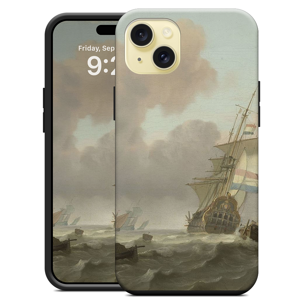 Ships in Choppy Sea iPhone Case