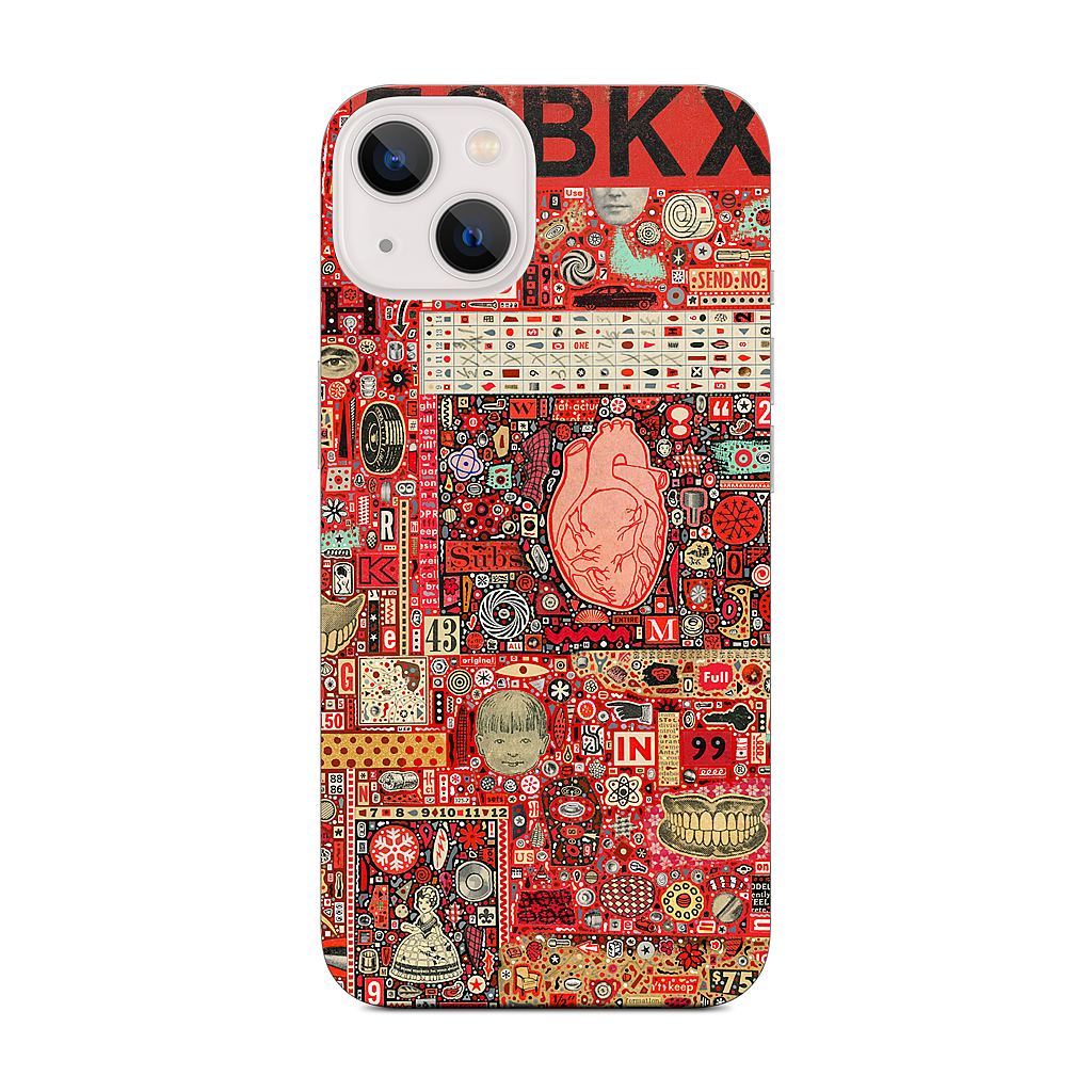 Big Numbers - Heart and Teeth iPhone Skin
