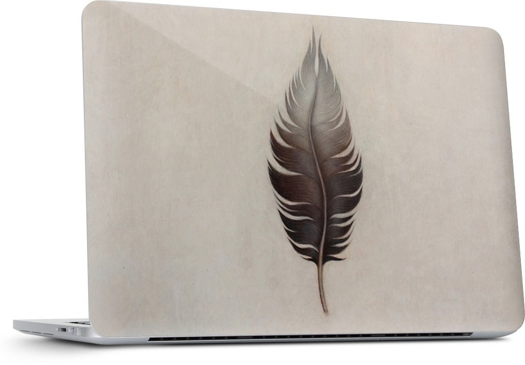 Thought Feather MacBook Skin