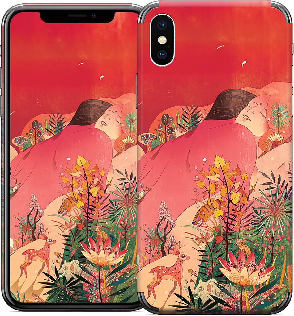 Lovers iPhone Skin