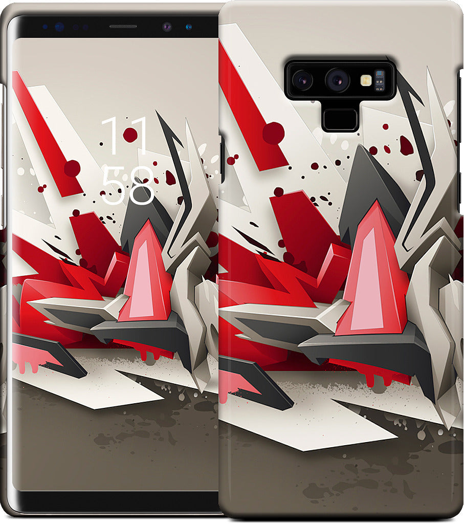 Red Metal Samsung Case