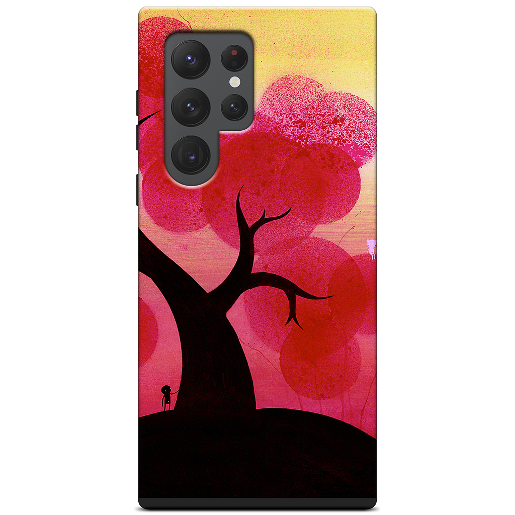 Red Blossoms Samsung Case