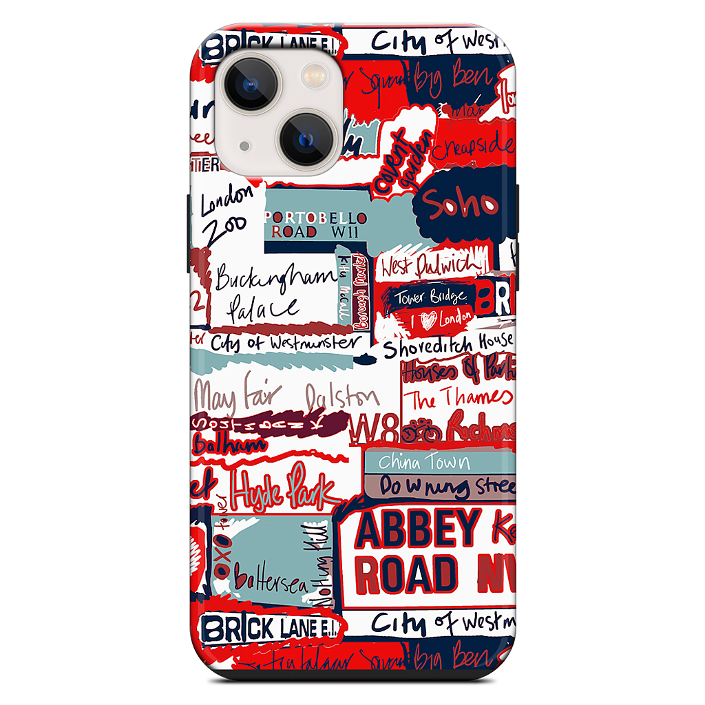 London Words iPhone Case