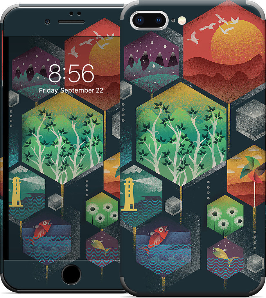 Geometrical Wonders iPhone Skin