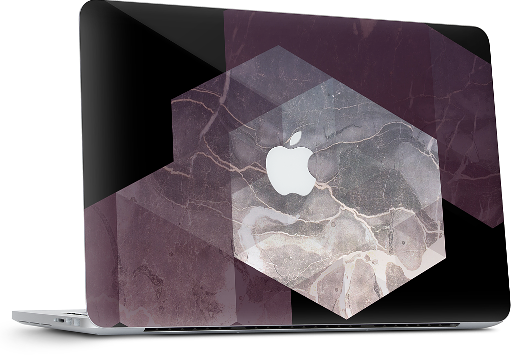 Marble Geometry MacBook Skin
