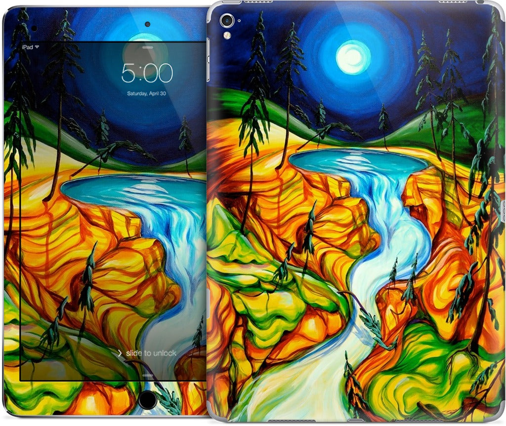 Cup Of Life Athabasca Falls Jasper iPad Skin