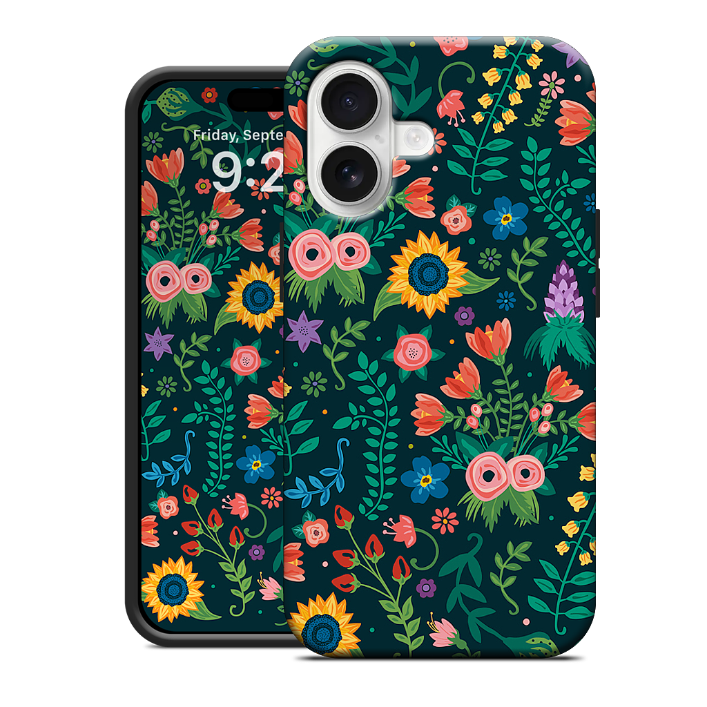 Floral Heart iPhone Case
