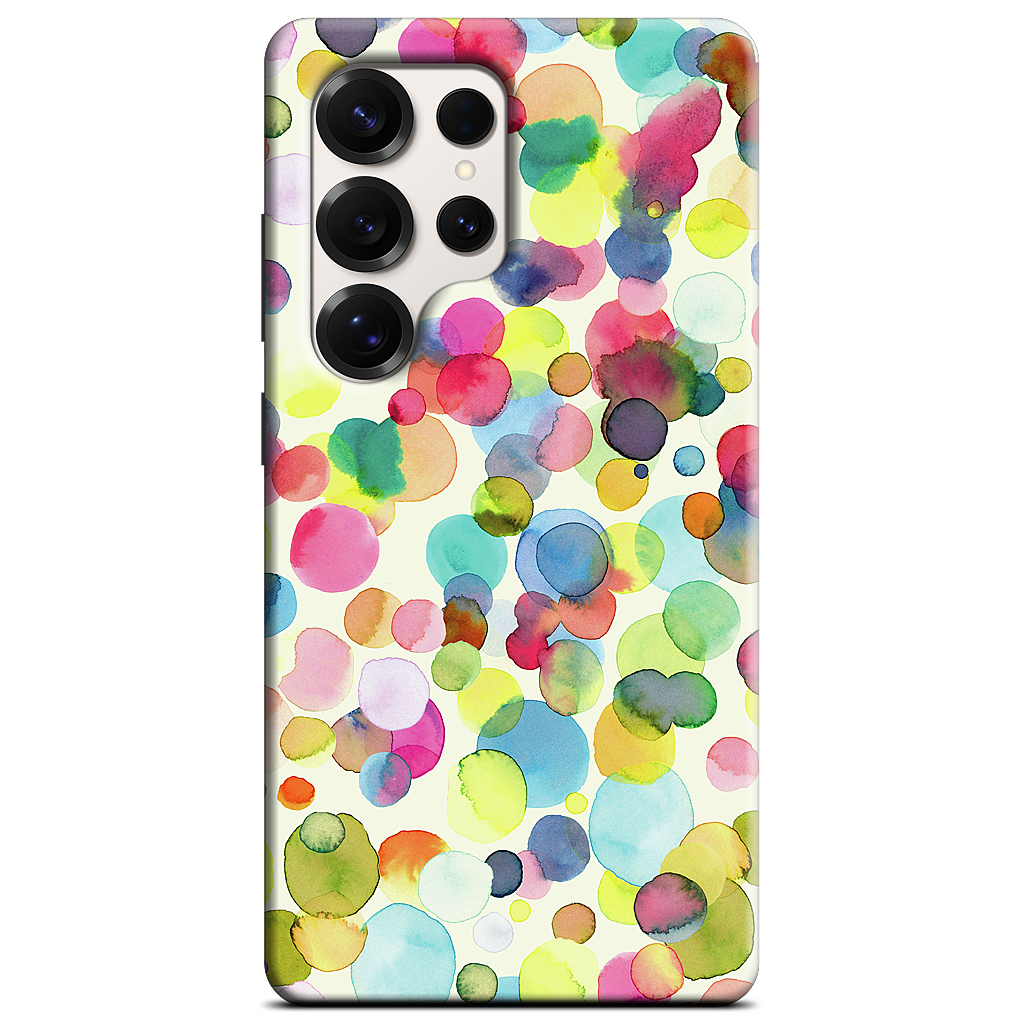 Watercolor Colorful Drops Samsung Case