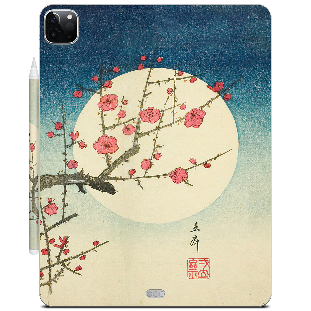 Red Plum Branch iPad Skin