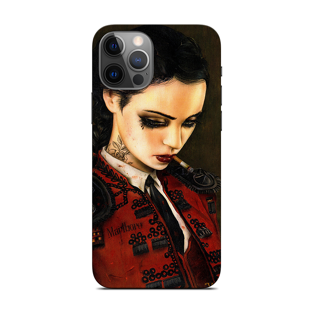 Bull Fight Her iPhone Skin