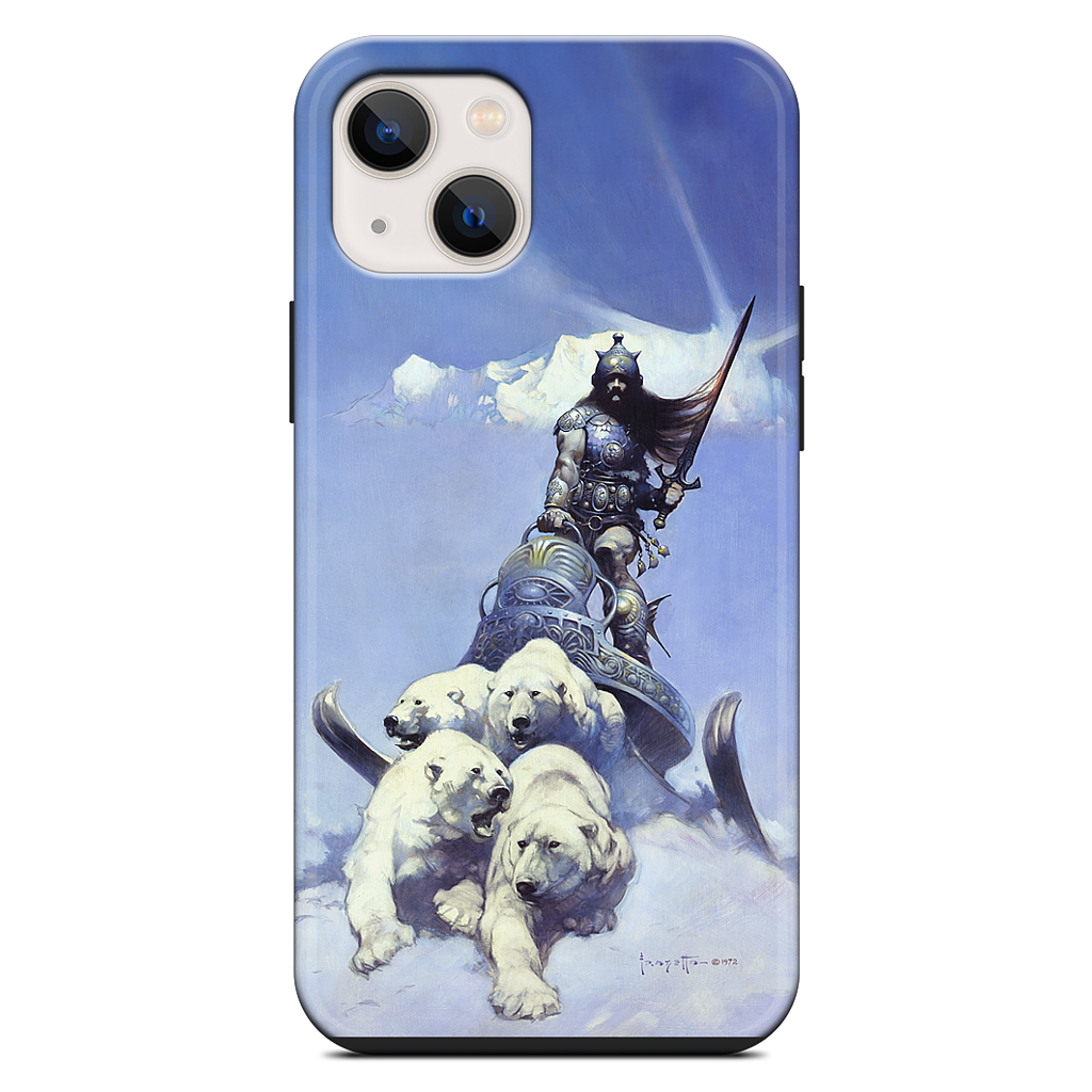 Silver Warrior iPhone Case