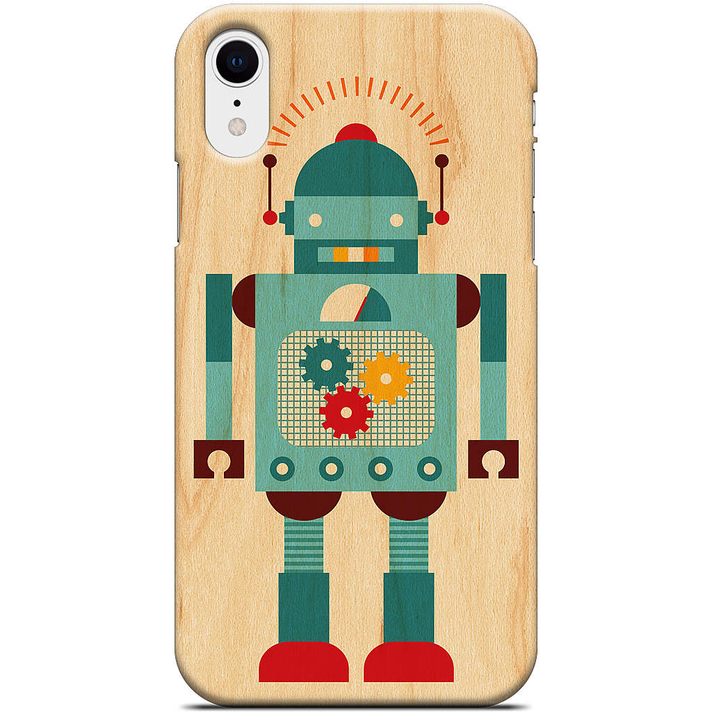 Blue Robot iPhone Case