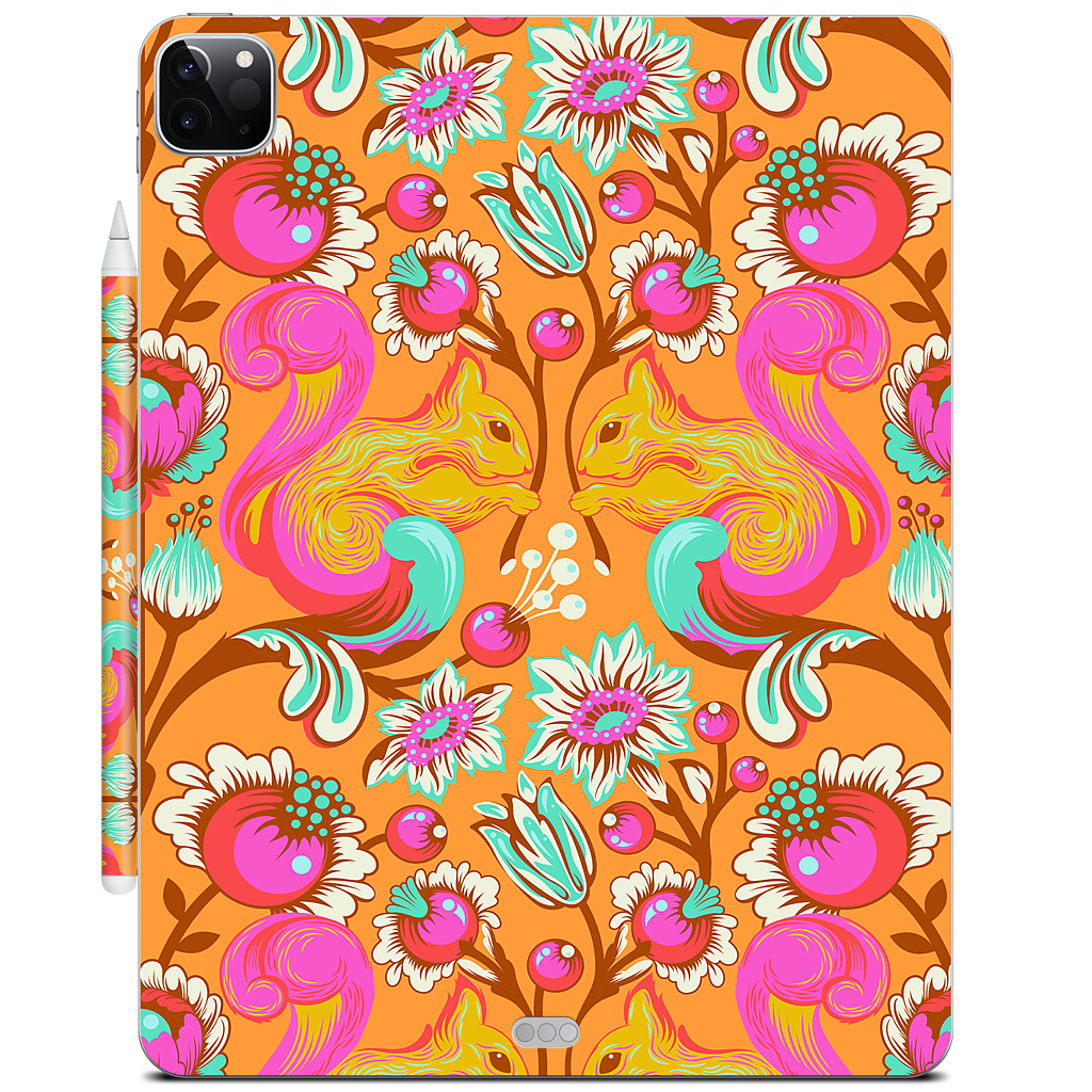 Squirrel Begonia iPad Skin