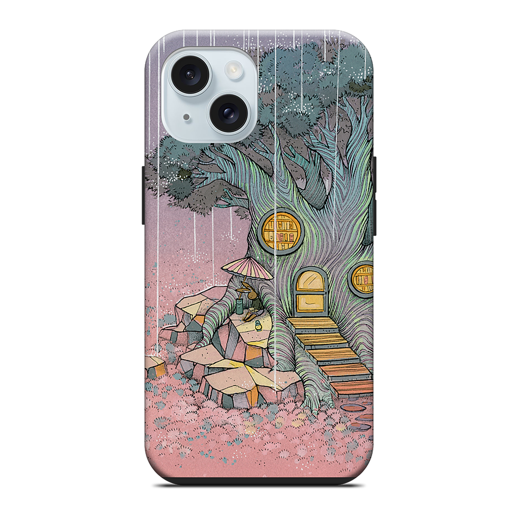 Rainy Day In The Library iPhone Case