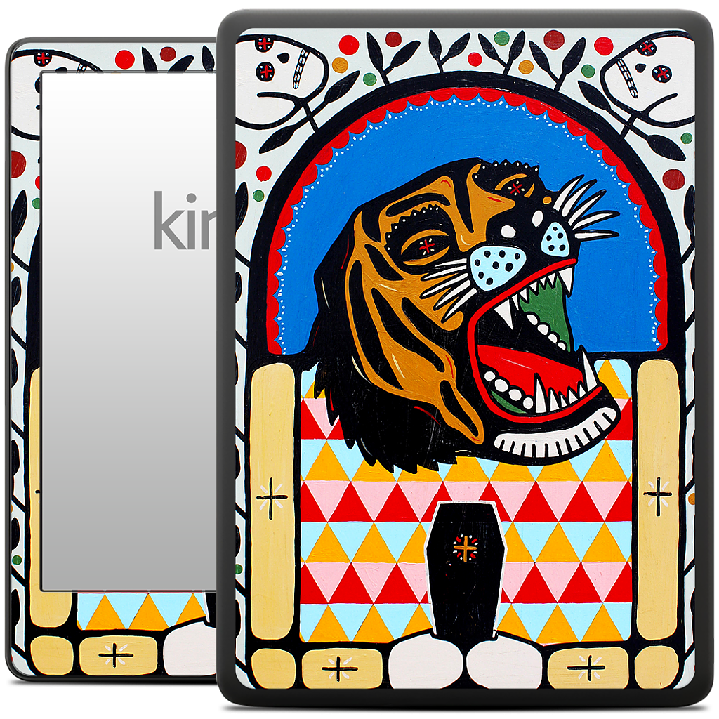 Tiger Coffin Kindle Skin