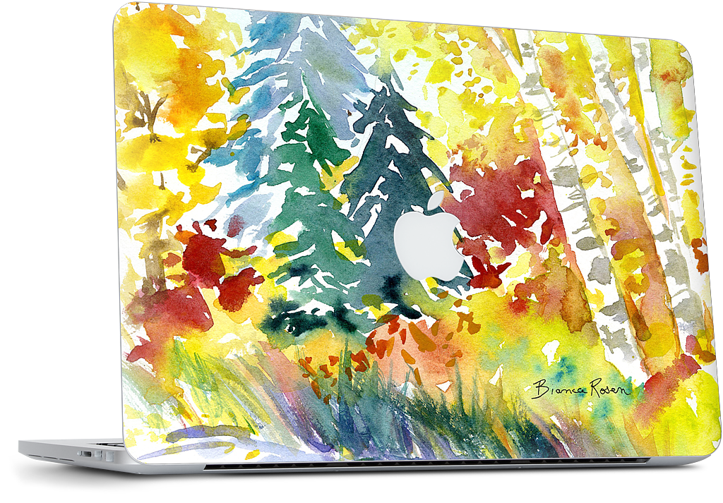 Fall Trees MacBook Skin