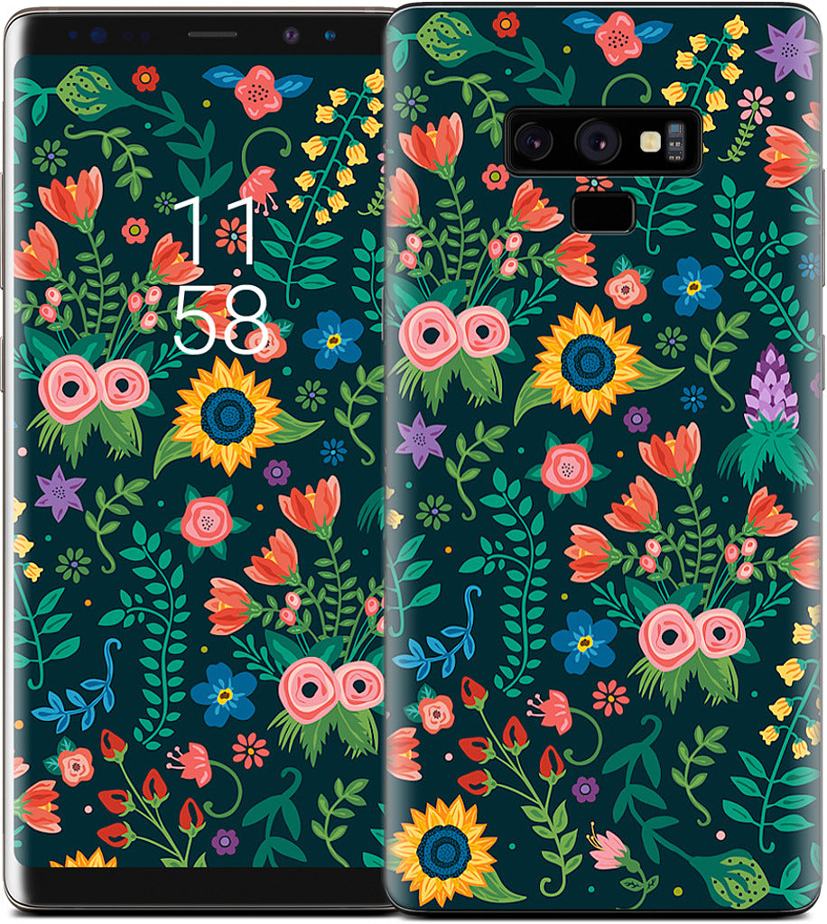 Floral Heart Samsung Skin