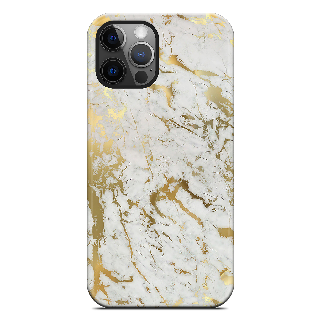Gold Marble iPhone Case