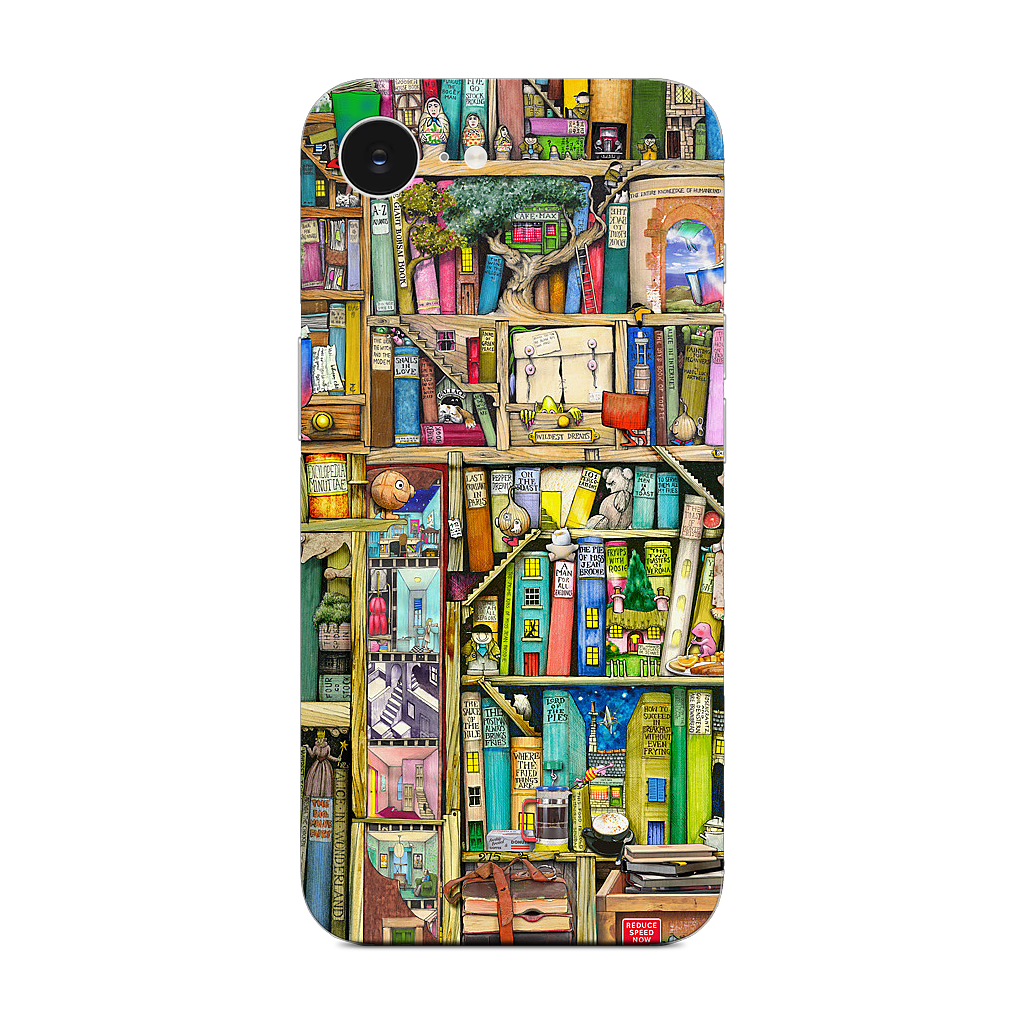 Bookshelf 2c iPhone Skin