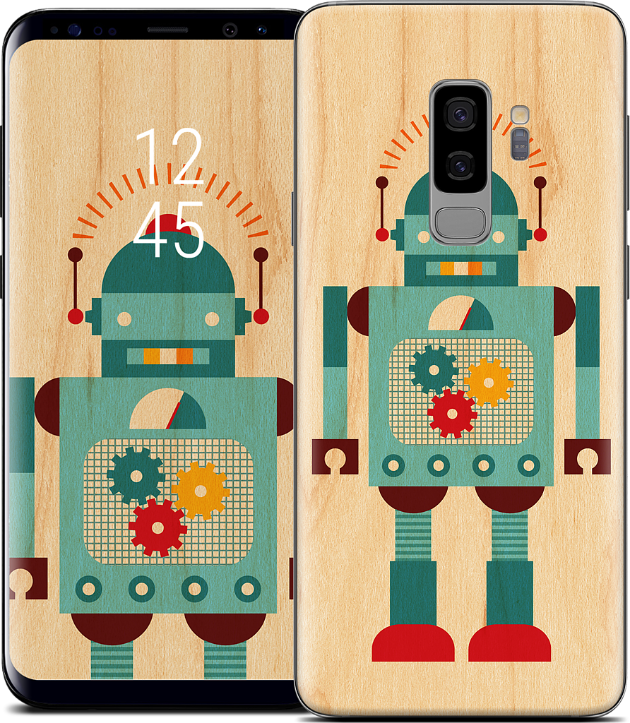 Blue Robot Samsung Skin