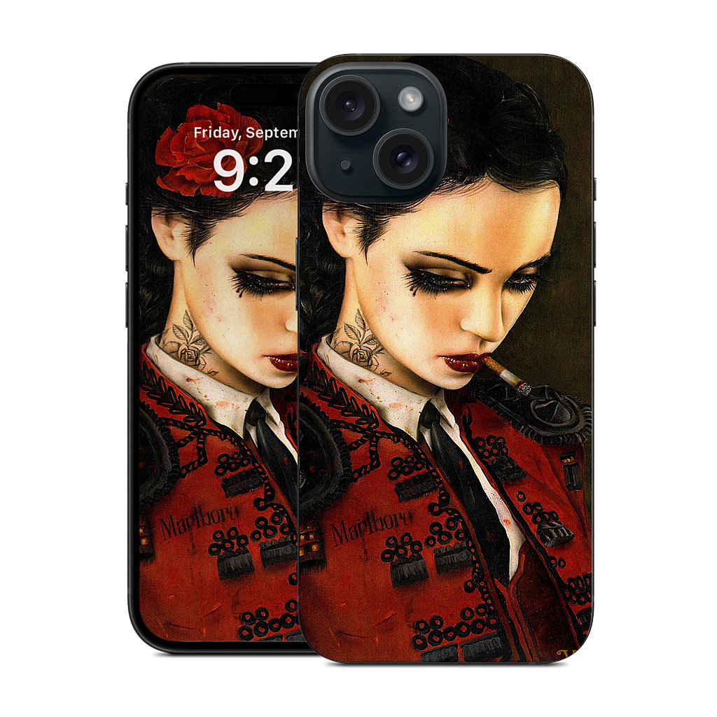 Bull Fight Her iPhone Skin
