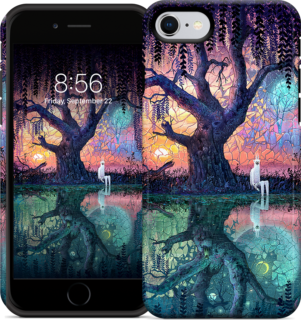 On the Banks of Broken Worlds iPhone Case