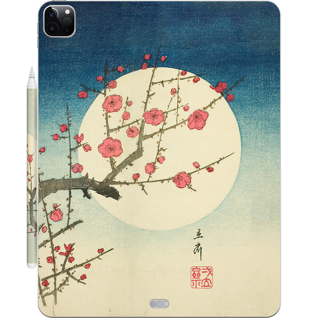 Red Plum Branch iPad Skin