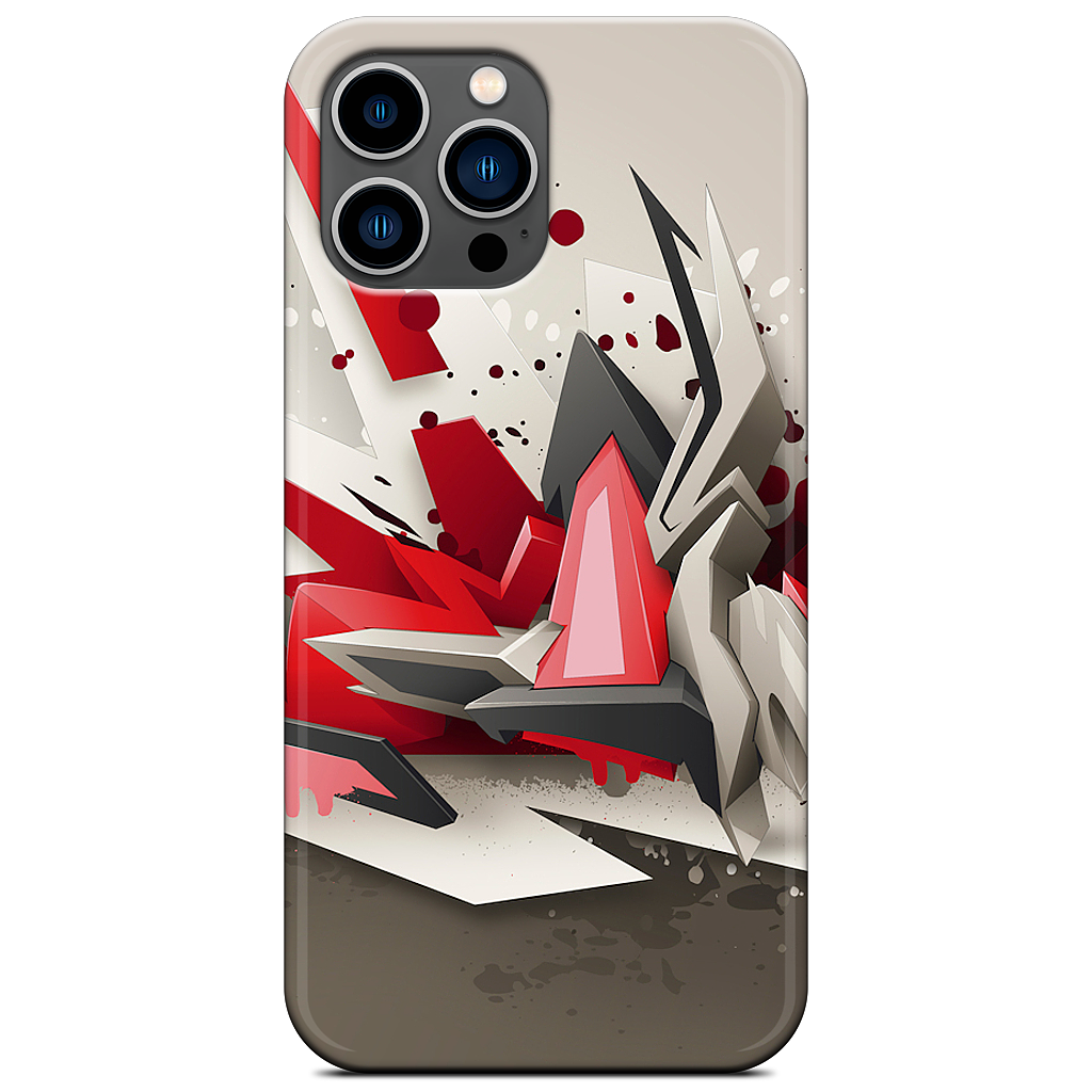 Red Metal iPhone Case