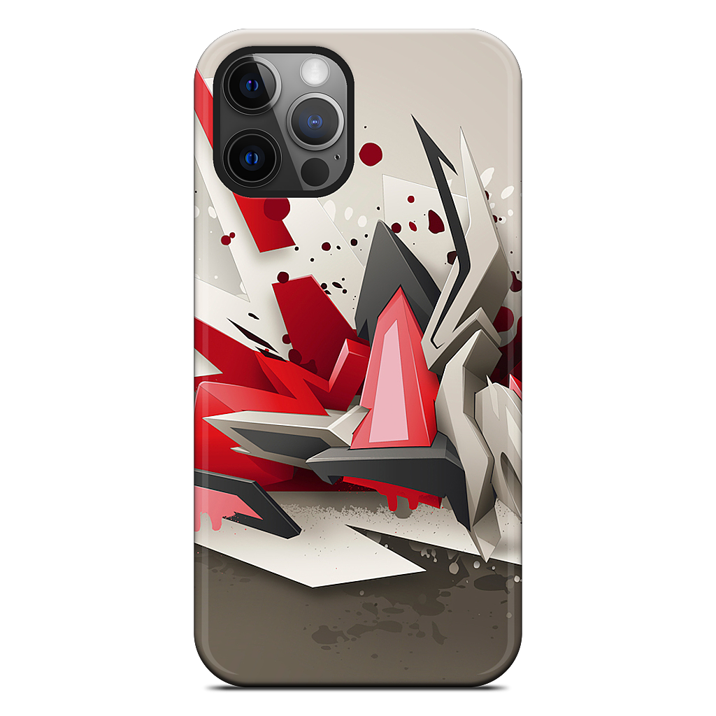 Red Metal iPhone Case