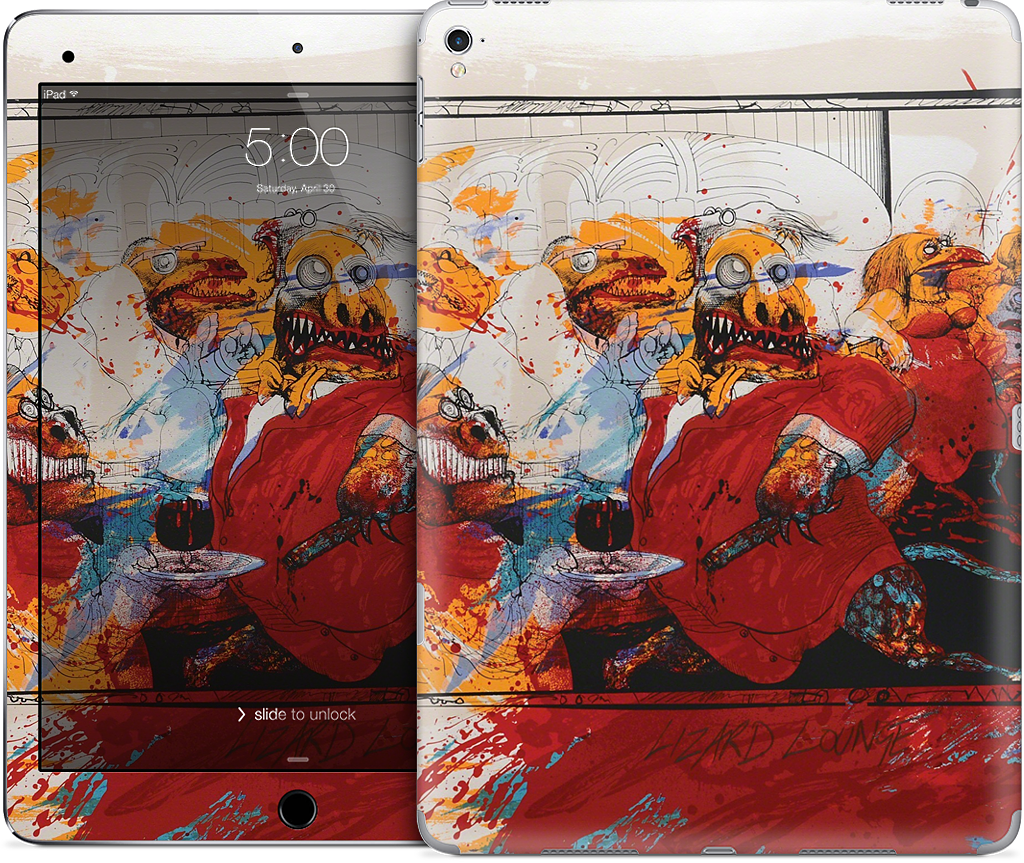 Lizard Lounge iPad Skin