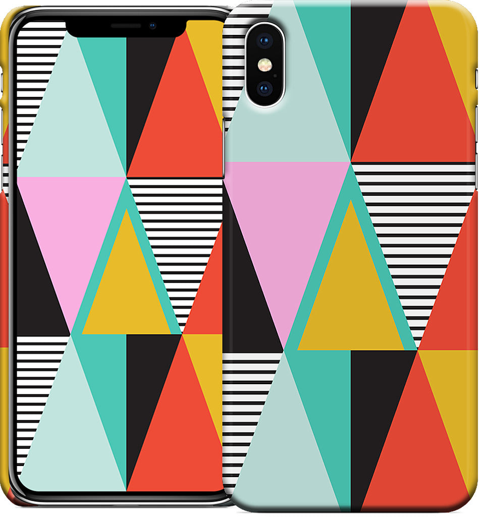 Graphic Triangles iPhone Case