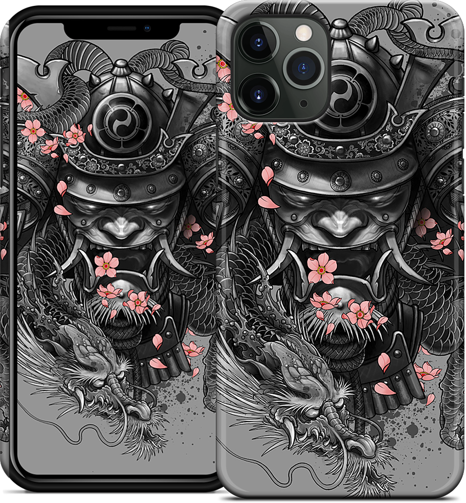 Samurai Dragon iPhone Case