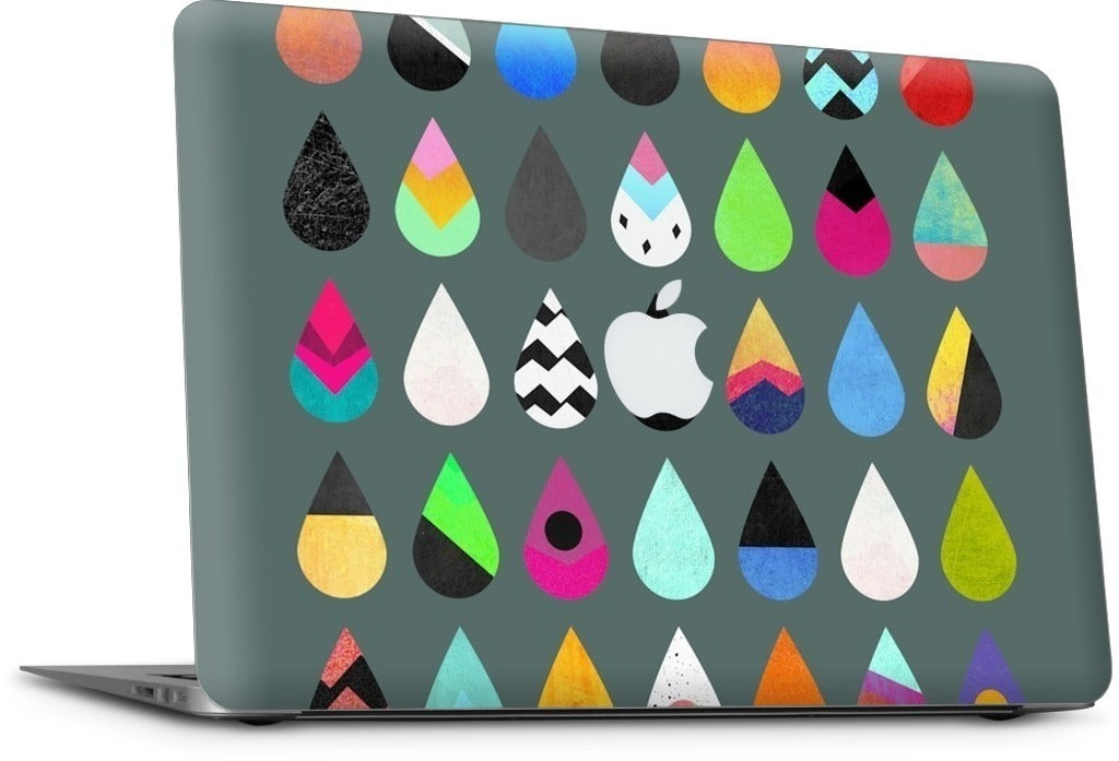 Colorful Rain MacBook Skin