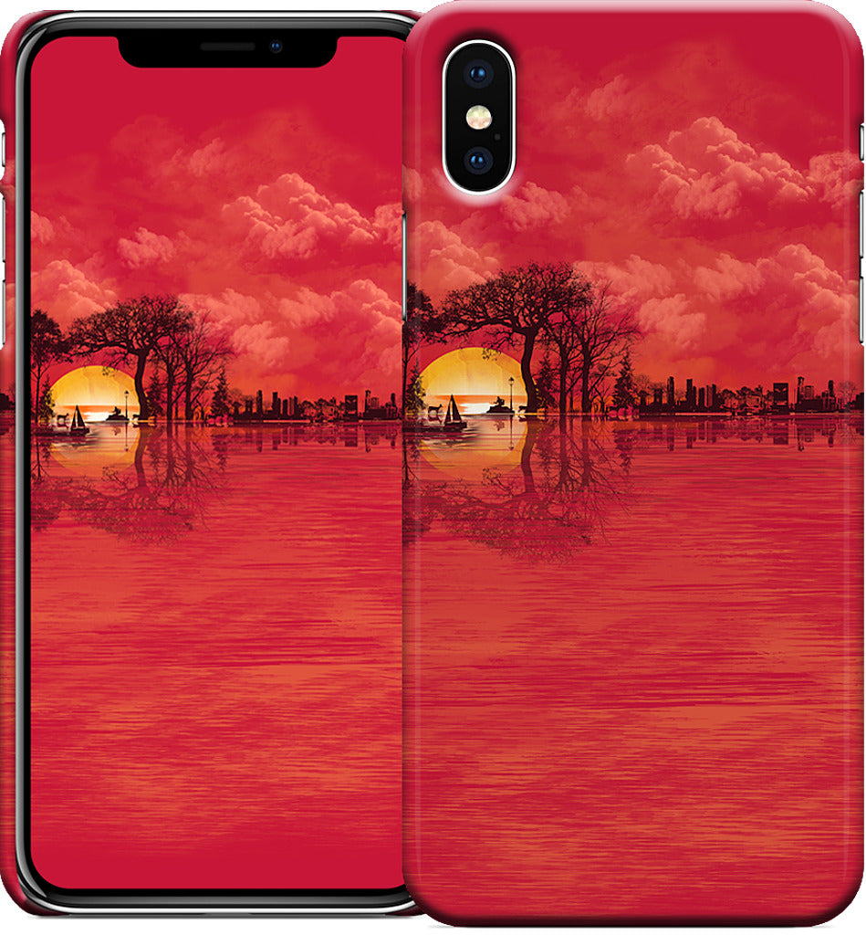 Musical Sunset iPhone Case