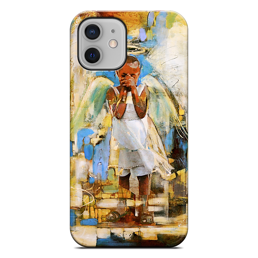 Shy Angel iPhone Case