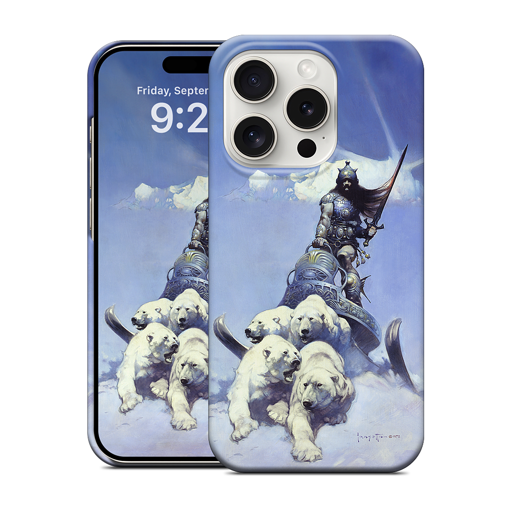 Silver Warrior iPhone Case