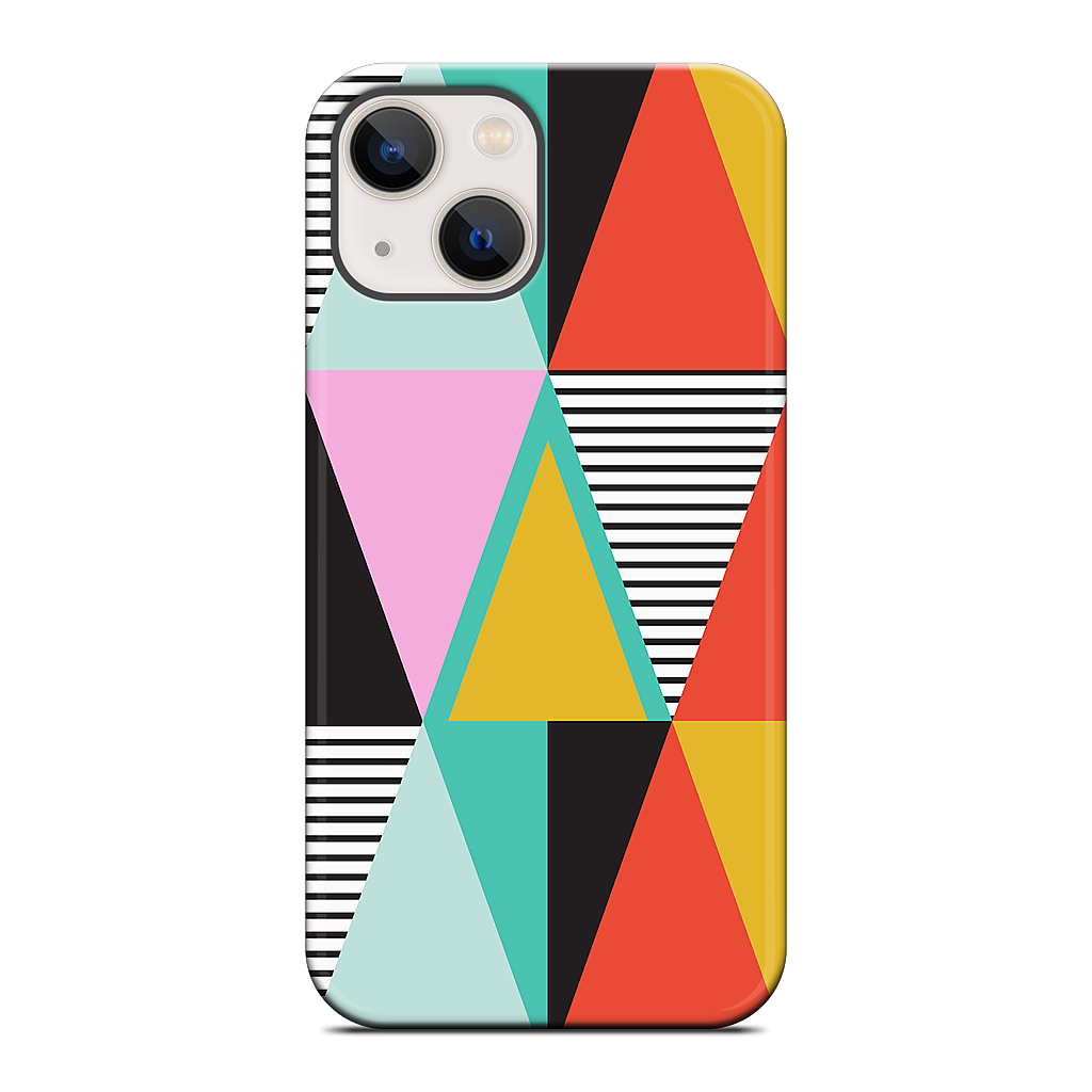 Graphic Triangles iPhone Case