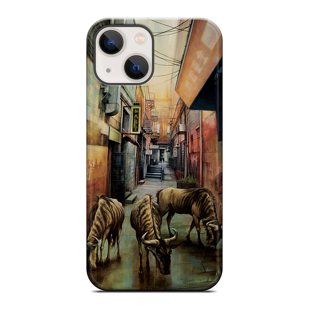 "Street of Three Beasts" -Levinson iPhone Case