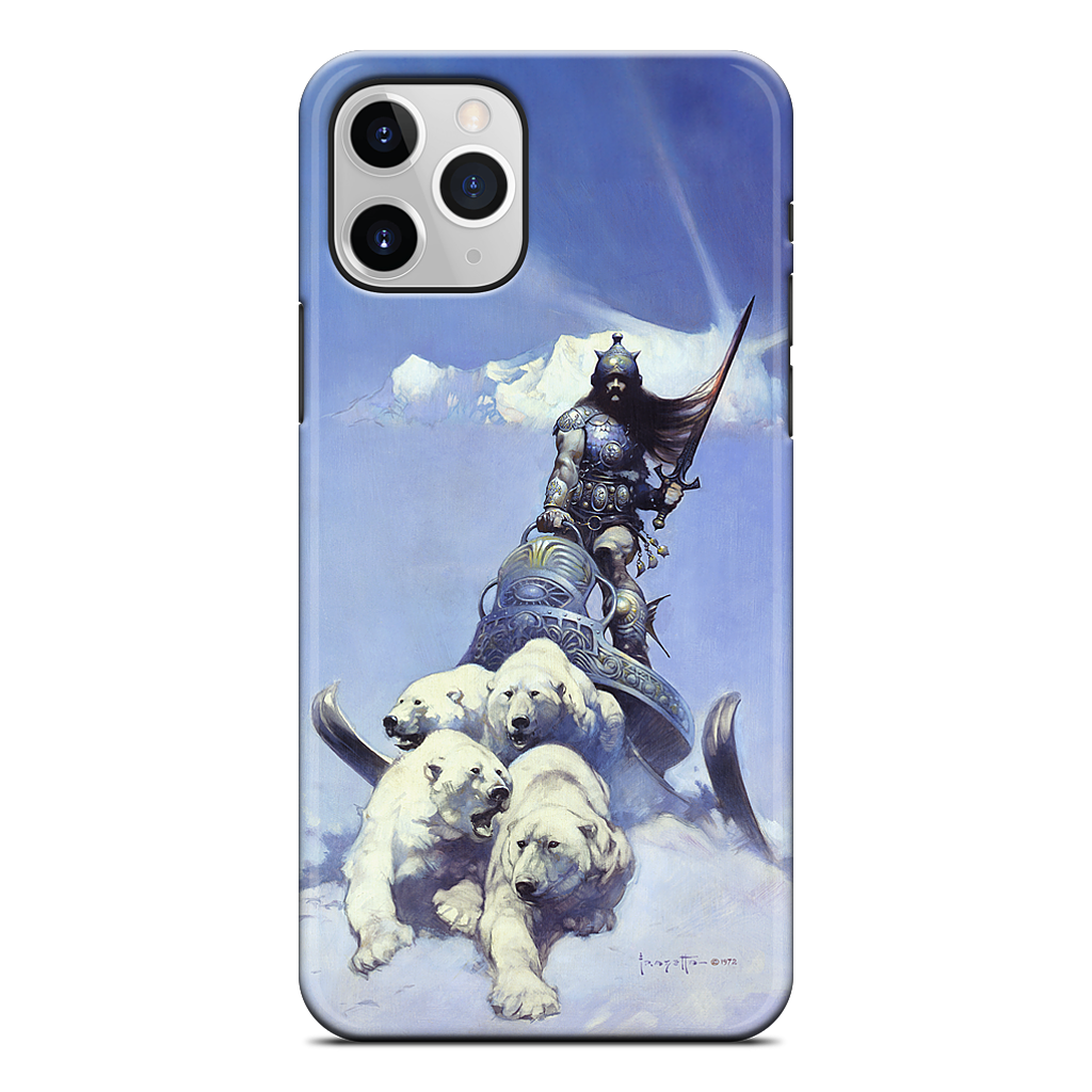 Silver Warrior iPhone Case