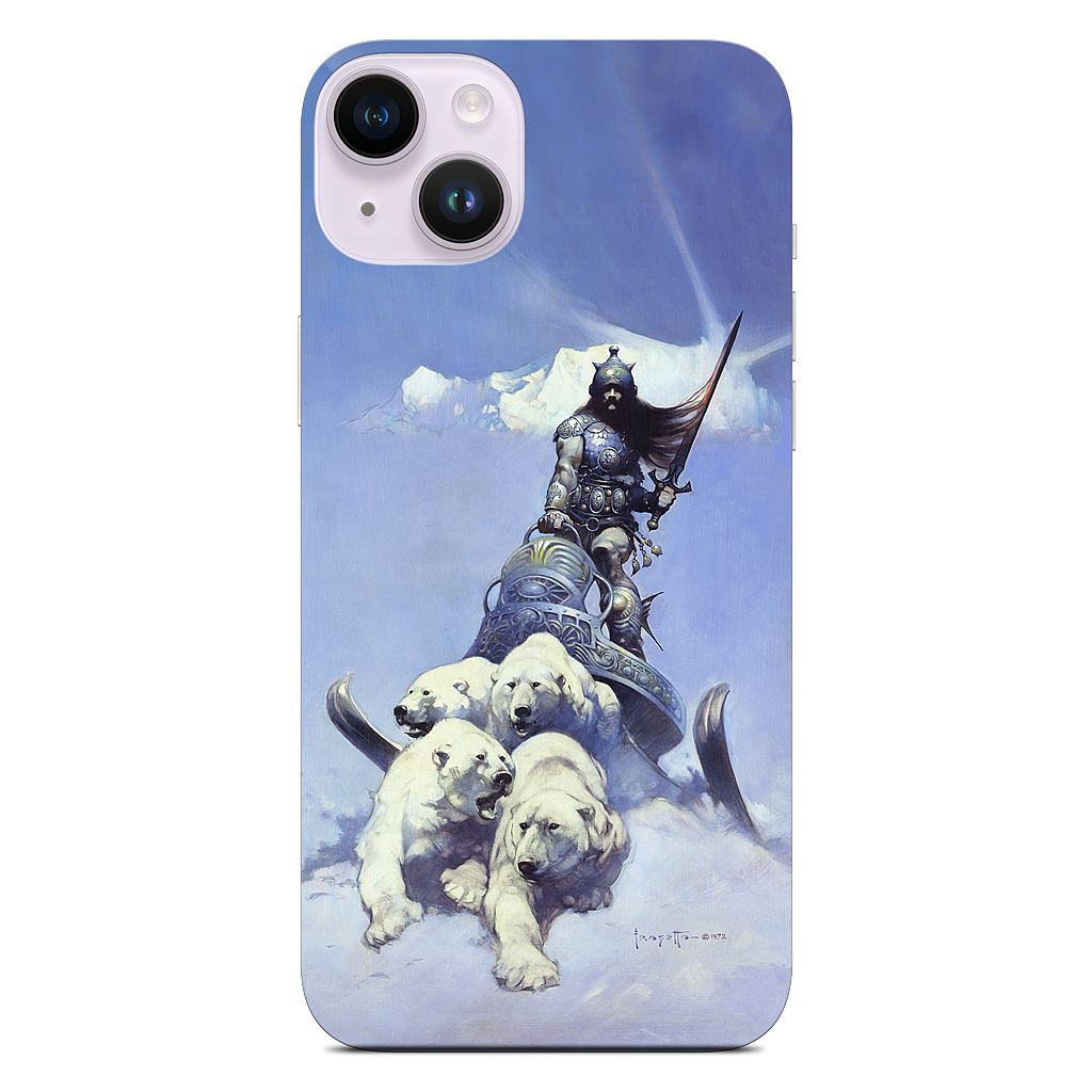 Silver Warrior iPhone Skin