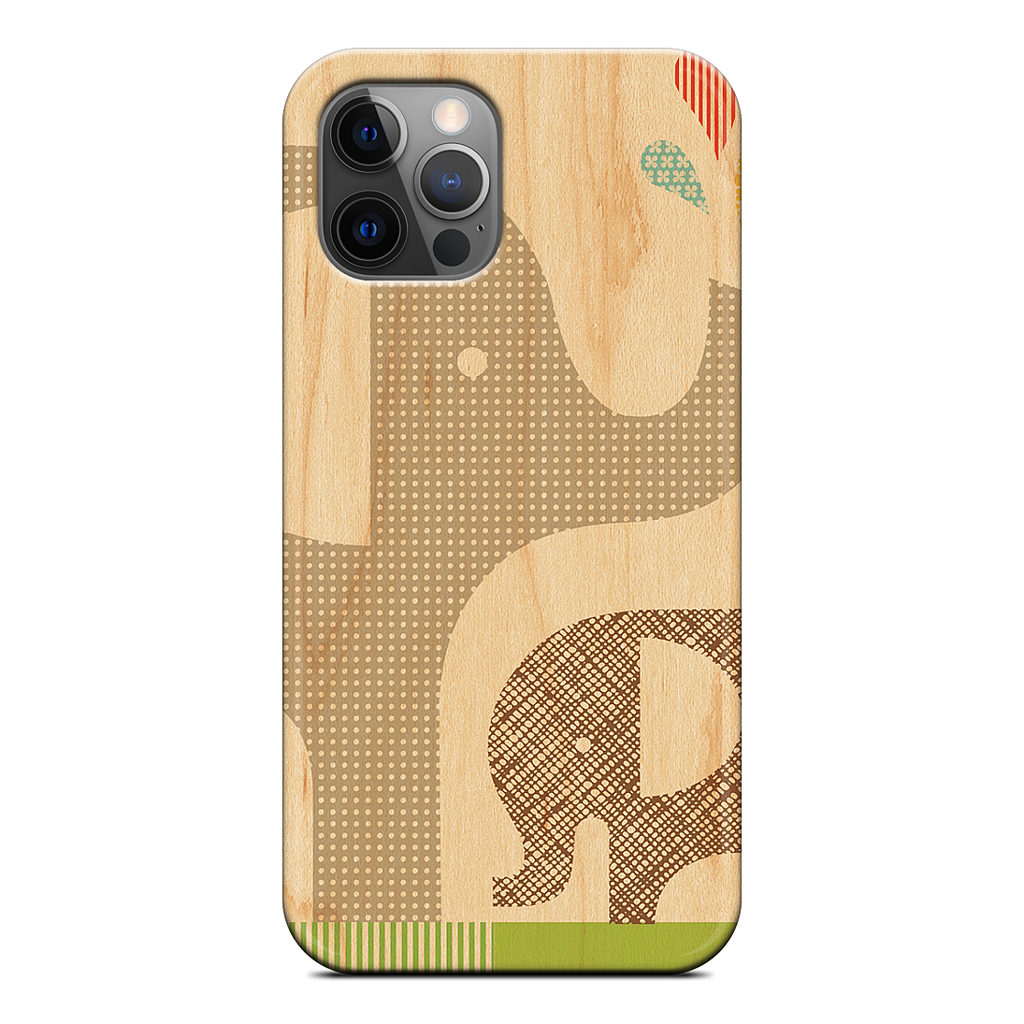 Elephant with Calf iPhone Case