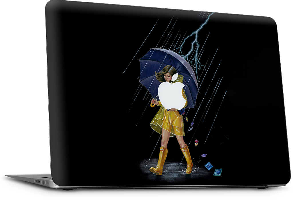 When It Rains It Pours MacBook Skin