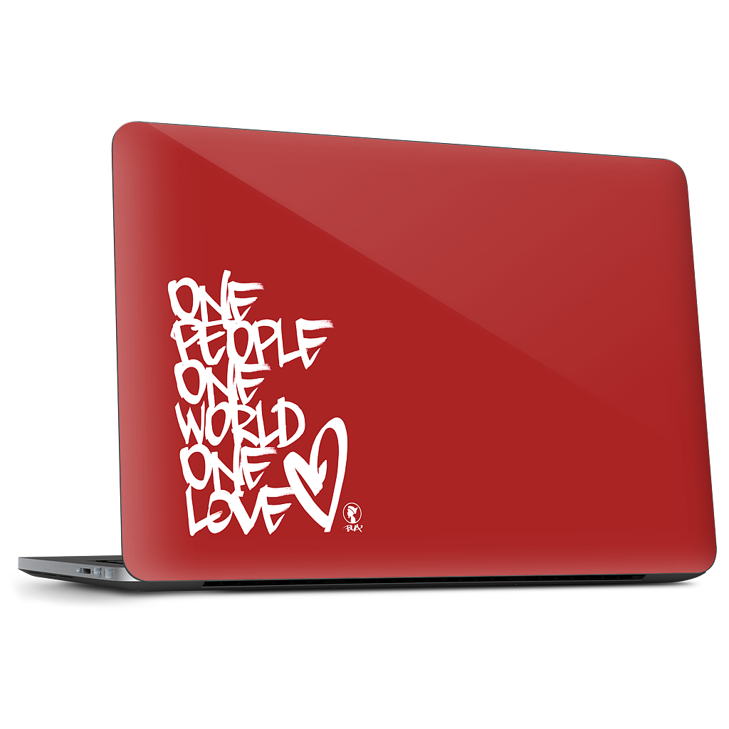 One People, One World, One Love Dell Laptop Skin