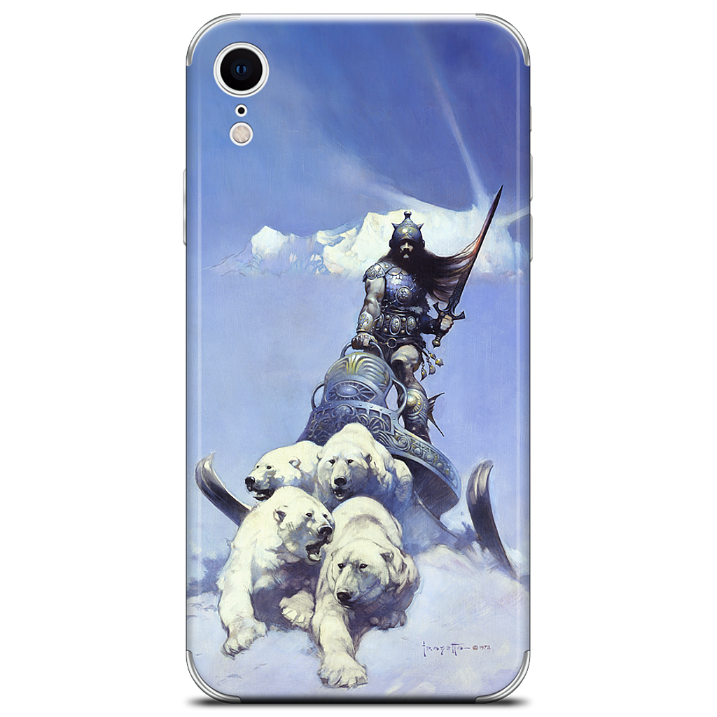 Silver Warrior iPhone Skin