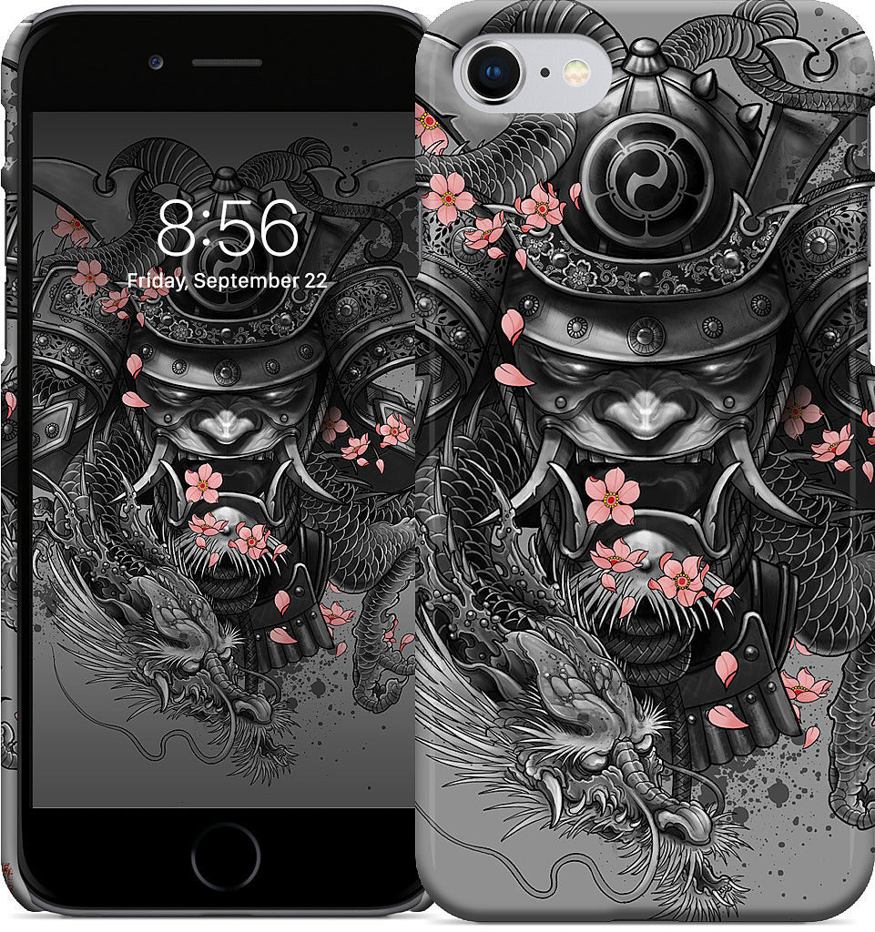 Samurai Dragon iPhone Case