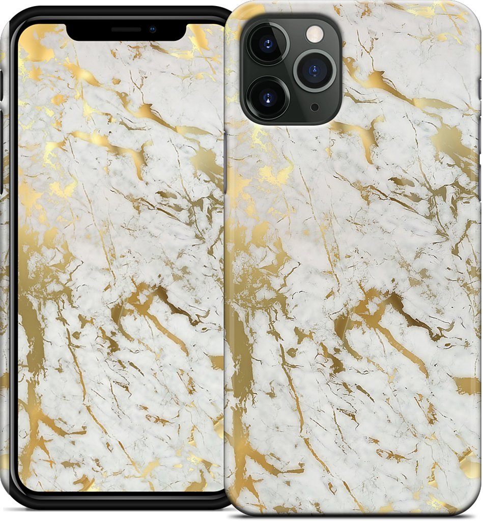 Gold Marble iPhone Case