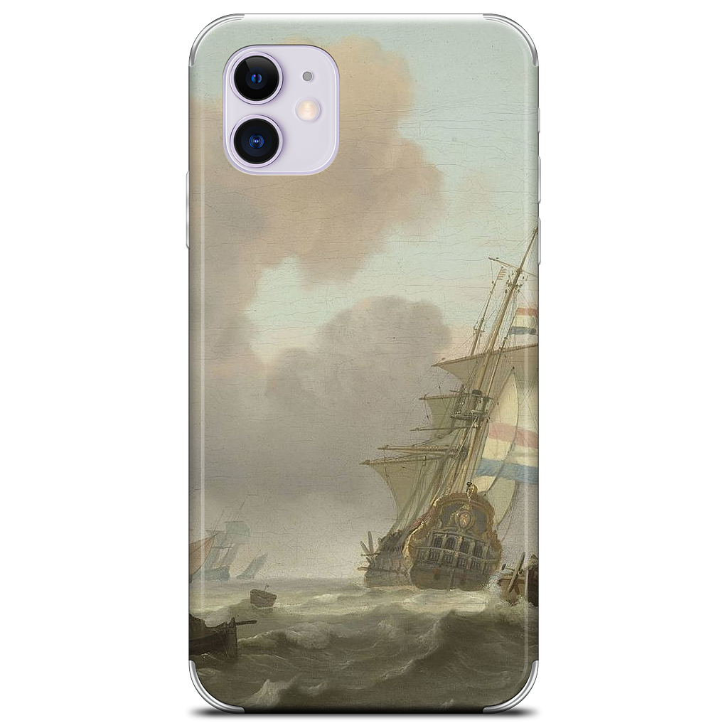 Ships in Choppy Sea iPhone Skin