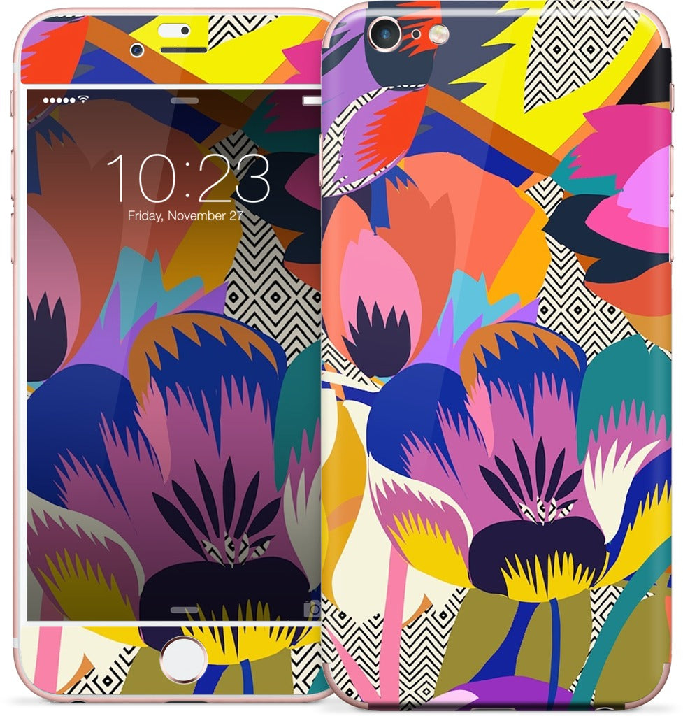 Among the Spring Flowers iPhone Skin