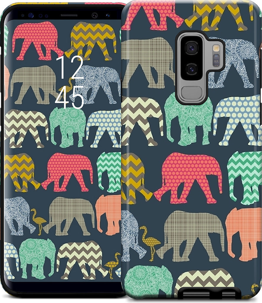 baby elephants and flamingos Samsung Case